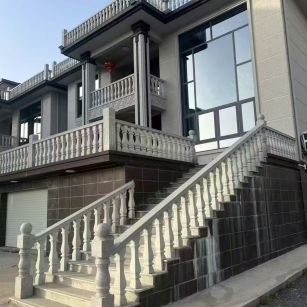 遵义 芝麻白别墅阳台栏杆，楼梯栏杆