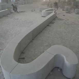 遵义 花岗岩整石坐凳拼装