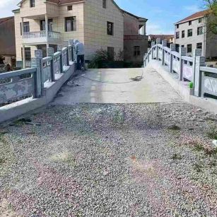 遵义 芝麻灰花岗岩桥栏杆