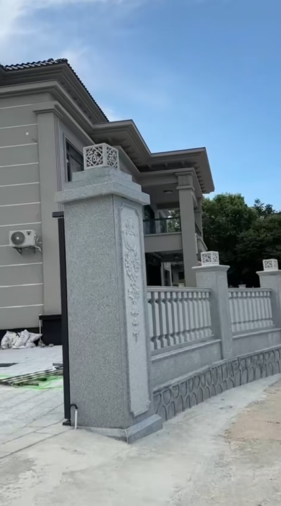 遵义 芝麻白别墅围墙栏杆，私人订制