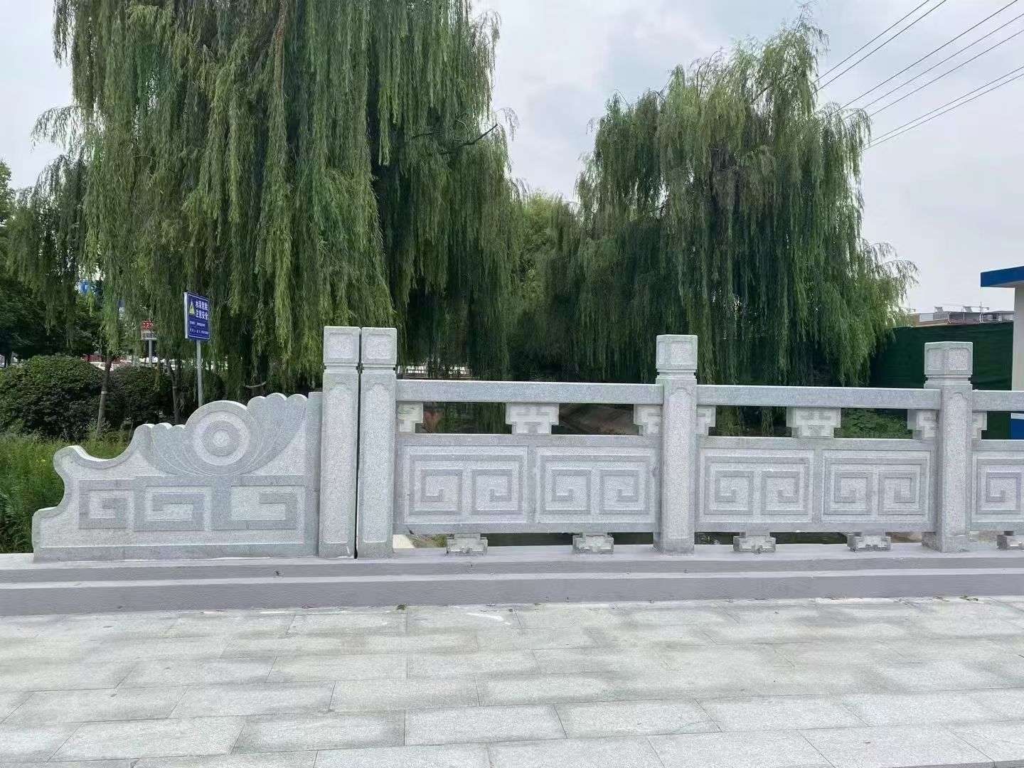 遵义 芝麻灰桥栏杆、河道栏杆安装效果