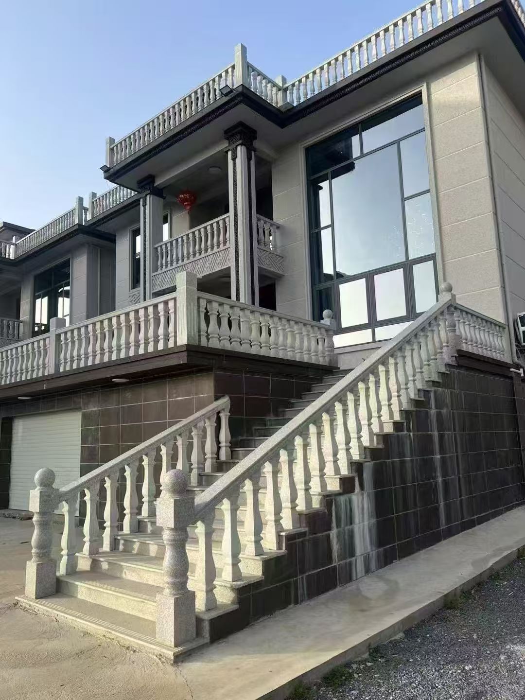 遵义 芝麻白别墅阳台栏杆，楼梯栏杆